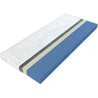 CasaDolce Matelas PROVIDENCE PLUS, 180x200 cm, fermeté H1, bleu, blanc