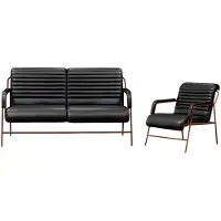 AEA Sofa 3 Sitzer Sessel Polster Luxus Wohnzimmer Ästhetik Eleganz 2tlg Exzellenz