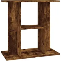 vidaXL Support pour aquarium brun aspect chêne Matériau dérivé du bois : chêne fumé / 60 x 30 x 60 cm Couleur : chêne fumé Taille : 60 x 30 x 60 cm