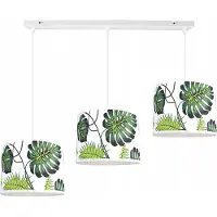 Light11 HOME Plafonnier suspendu Lustre Abat-jour moderne