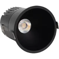 LEDKIA Spot Downlight Led 24w Coupe Ø 90 Mm Deep 4000k Noir Blanc Neutre