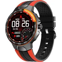 Ele eleoption E15 Smart Watch Outdoor Sports Montre mécanique étanche Pulsomètre Surveillance du sommeil Tracker Orange