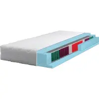 CasaDolce Matelas VITA, dureté H2, 180x200 cm, épaisseur 22 cm, ressorts ensachés, 7 zones de répartition du poids, housse polyester