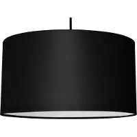 Light11 HOME Suspension avec abat-jour en tissu 40 cm – Lampe suspendue moderne Plafonnier LED Design