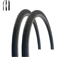 Maxxi4you 2 pneus de vélo VEE Rubber V182 26" noir 32-559 (26 x 1,25) avec démonte-pneu