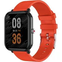 Ele eleoption Smart Watch pour hommes femmes, avec fréquence thermique Sommeil-tensiomètre, tracker fitness étanche IP68, avec 24 modes de sport, orange