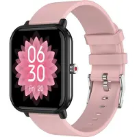 Ele eleoption Smart Watch pour hommes femmes, avec fréquence thermique Sommeil-tensiomètre, IP68 Tracker fitness étanche, avec 24 modes de sport, rose