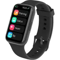 Ele eleoption Smart Watch pour femmes hommes 1.47 écran tactile Smartwatch pour téléphones Android IOS Fitness Tracker Watch, Noir