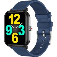 Ele eleoption Montre intelligente pour hommes femmes, avec fréquence thermique Sommeil-tensiomètre, tracker fitness étanche IP68, avec 24 modes de sport, bleu
