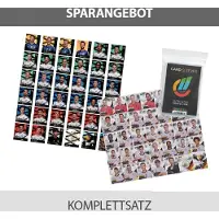 REWE EM 2020 + WM 2018 Cartes à collectionner - 1 jeu complet GLITZER de chaque