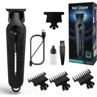 Zelurxx Tondeuse à cheveux électrique professionnelle, rechargeable, 2000 mAh, silencieuse (