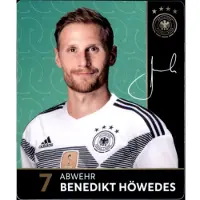 REWE 7 - Benedikt Höwedes - Carte de collection WM18