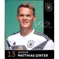 REWE 13 - Matthias Ginter - Carte de collection WM18