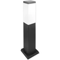 Lyora Lampe d'extérieur sur pied noire Havana 45 cm - noir