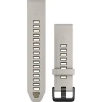 Garmin Quickfit 20 Mm Silicone Strap Argenté