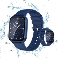 Ele eleoption BleuSmartwatch Fitness Tracker étanche Smart watch Femme Homme 1.96" grand écran couleur HD tactile Montre de fitness avec fréquence cardiaque Tension artérielle Sommeil