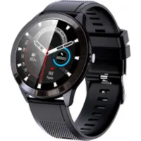 Ele eleoption SmartWatch Fitness Tracker avec Bluetooth étanche Moniteur de fréquence cardiaque Qualité du sommeil Tracker noir
