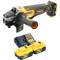 DeWalt DCG 406 P2 Meuleuse d'angle sans fil 18 V 125 mm Brushless + 2x batterie 5,0 Ah + chargeur