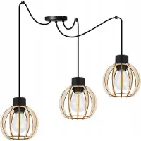 Light11 HOME Suspension moderne en bois avec éclairage LED