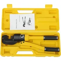 StarTech.com Coupe-barres d'armature et d'acier hydraulique - 8 t - À guidage manuel - Portable - Avec coffret à outils - Pour le bâtiment et l'électricité