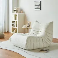 Fortuna Lai Canapé individuel Chillsessel Fauteuil de canapé paresseux,Beige