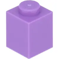 LEGO 100 pièces 3005 Brick 1x1 Part Basic Bricks 100 Moyen Lavande