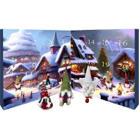 Markenlos L'Avent des nains 2024 Calendrier de l'Avent des poupées naines - lutins de Noël - convient aux enfants et aux adultes.