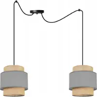 Light11 HOME Suspension, lustre, abat-jour, Boho Juta