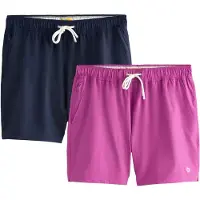 Next Shorts de bain bleu marine / orchidée