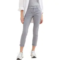 Tom Tailor Pantalon gris clair