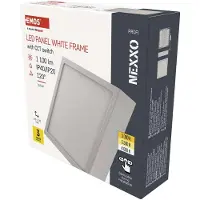 Emos Luminaire LED NEXXO blanc, 17 x 17 cm, 12,5 W, blanc chaud/neutre, ZM6133
