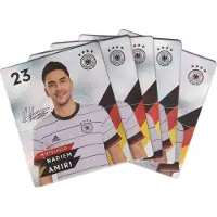 REWE EM 2020 cartes à collectionner - 5 cartes GLITZER différentes