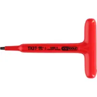 Ks Tools Clé Torx à poignée en T et isolation protectrice T27, 160 mm - 117.2416