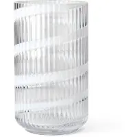 Lyngby Porcelæn Glasvase swirl white (1x)