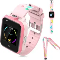 Ele eleoption (Rose)Montre intelligente pour enfants filles garçons Smart Game Watch pour enfants enfants SmartWatch avec 18 jeux éducatifs