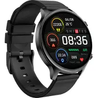 Ele eleoption Smart Watch étanche 1,28 pouces plein écran tactile télécommande musique cardiofréquencemètre rappel d'appel noir