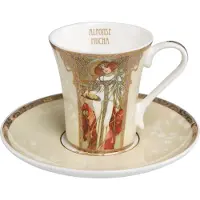 Goebel Artis Orbis Alphonse Mucha Automne / Hiver - Tasse à expresso 67011681