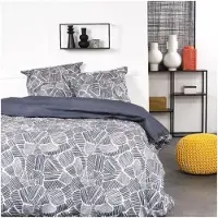 TODAY Parure de lit SUNSHINE 2 personnes, 240x260cm, Polyester, Housse de couette et 2 taies d'oreiller