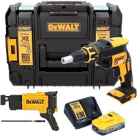 DeWalt DCF 620 H1T Visseuse pour cloisons sèches sans fil 18 V 30 Nm Brushless + 1x batterie Powerstack 5,0 Ah + chargeur + TSTAK