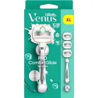 Gillette venus Venus Rasoir humide - Comfortglide Sensitive + 3 lames de rechange + support de douche