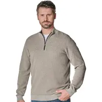Casamoda Regular Fit Troyer beige, Unicolore
