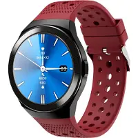 Ele eleoption Rouge Montre de sport avec mesure de la fréquence cardiaque Etanche 10 modes de sport Enregistrer les données pour une durée illimitée Support de Google Fit