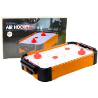 Leantoys Grande table de hockey en bois avec lumière et son