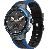 Ele eleoption E15 Smart Watch Outdoor Sports Montre mécanique étanche Pulsomètre Surveillance du sommeil Tracker bleu