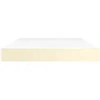 Syfax Matelas de lit à ressorts ensachés fermeté moyenne Crème 140x200x20 cm