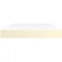 Syfax Matelas de lit à ressorts ensachés fermeté moyenne Crème 140x190x20 cm