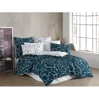 Brotex® Lin coton français 240x200,70x90 Vert brumeux