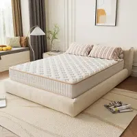 DEWINNER Matelas 160x200 Mousse 18 cm et Mousse A Mémoire Matelas,Parfait Soutien Haute Resilience Ultra Respirante, Réversible à Deux Faces