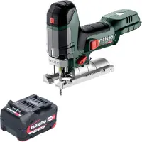 Metabo ST 18 LT 130 BL Scie sauteuse sans fil 18 V 130 mm Brushless + 1x batterie 4,0 Ah - sans chargeur