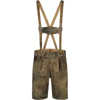 Haus Huberts Pantalon traditionnel en similicuir Urban Retro, taille : 48